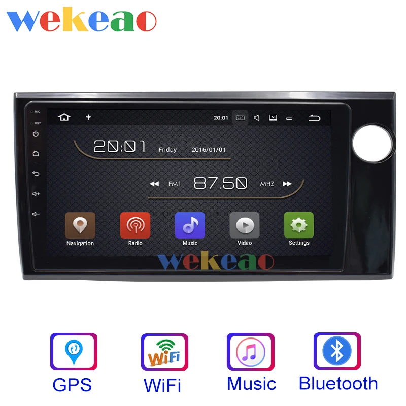 Wekeao сенсорный экран 9 'ɱ Din Android 0 автомобильный Dvd мультимедийный плеер для Honda