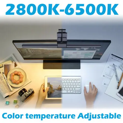 Adjustable LED ScreenBar Light Eye-Friendly Dimmable Reading Desk Lam USBPowered | Инструменты
