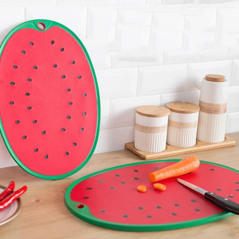 Fun Watermelon-Shaped Cutting Board Meat Large Pp Material Kitchen Utensils | Дом и сад