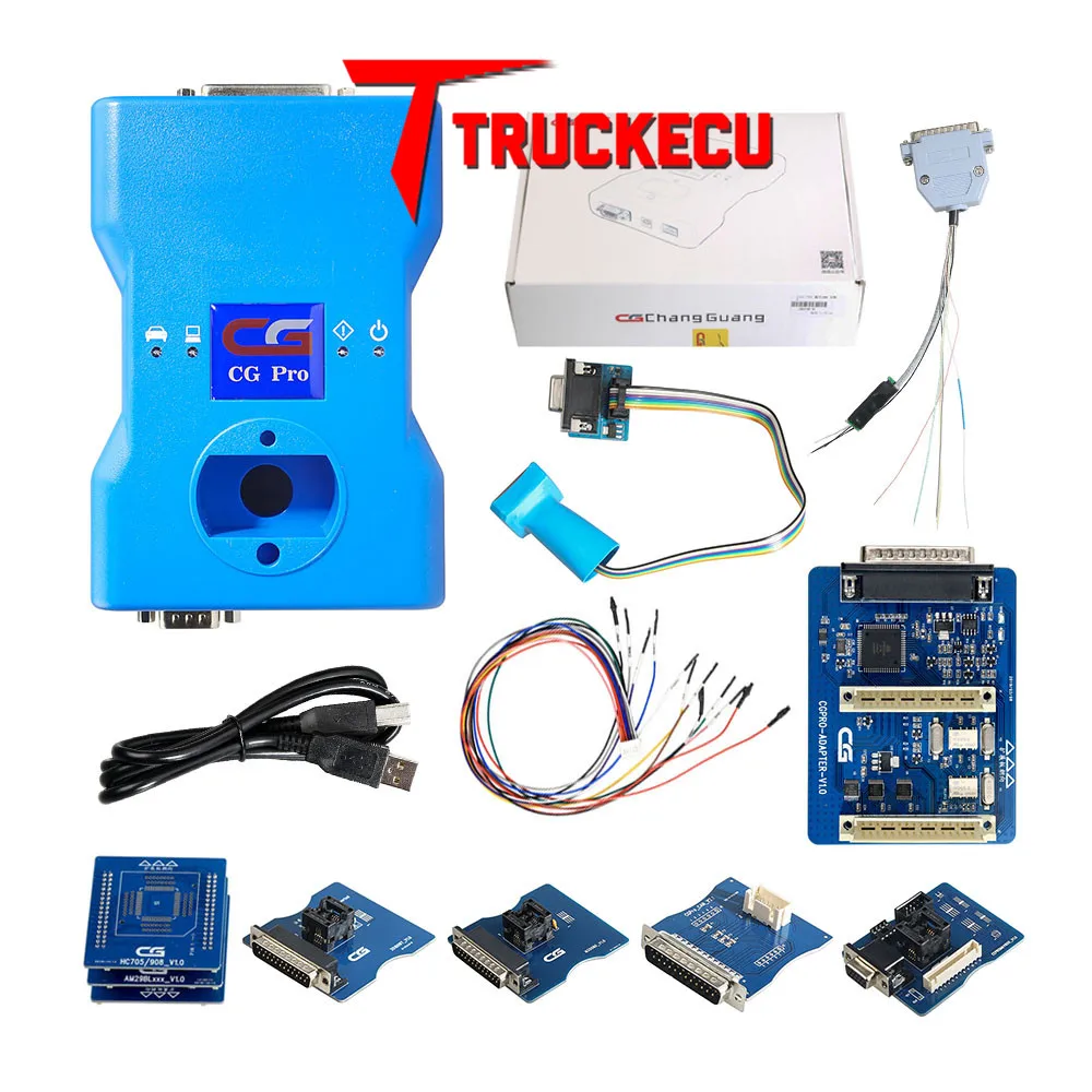 Программатор ключа CGDI CG Pro 9S12 для BMW CGDI 9S12, поддержка ECU IMMO, включая все адаптеры, добавить CAS4/TMS370