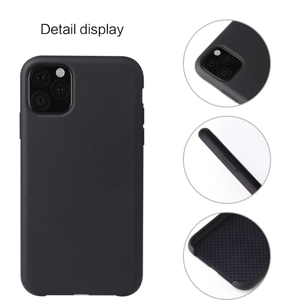 NEW Liquid Silicone luxury Cover For Apple iPhone 11 Case Soft Gel Rubber Protection Pro Max |