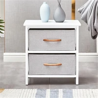 ship to us 2 drawer dresser storage cabinet wood nightstands frame storage tower chest organizer fabric table bedroom furniture