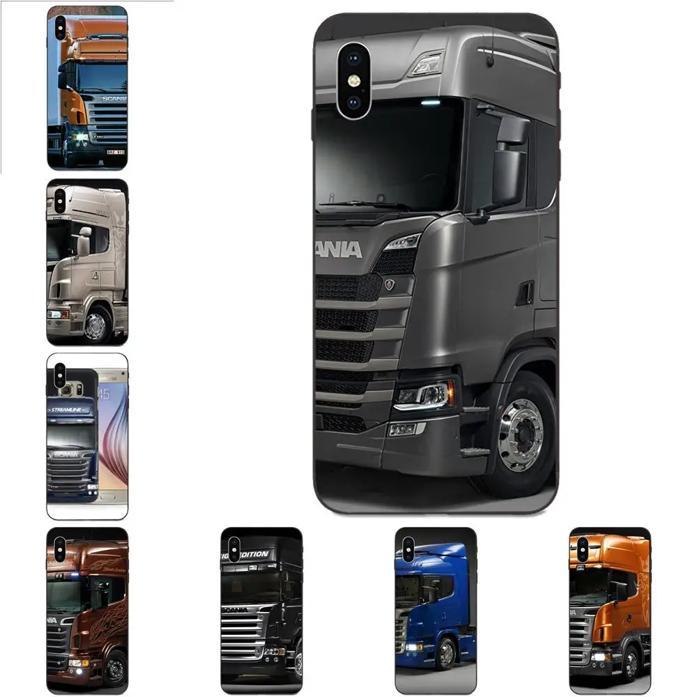 Головка грузовика с красным оранжевым серым рисунком для Huawei Mate 9 10 20 P8 P9 P10 P20 P30 Lite