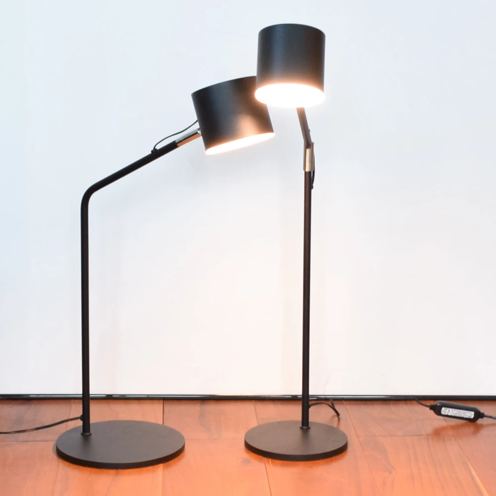 

Modern Design Black LED Table Lamp Reading modern led desk lamp with Flexible Tube