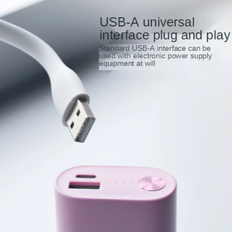 Портативный мини-вентилятор Xiaomi Youpin ZMI гибкий съемный USB-вентилятор для