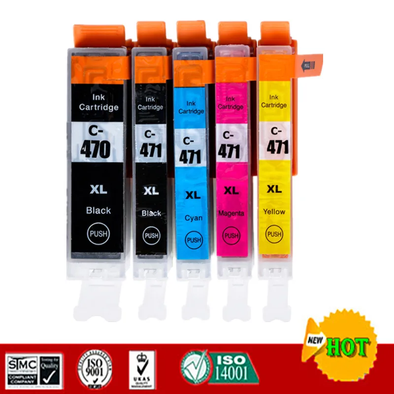 

Compatible Ink cartridge for PGI-470 CLI-471 PGI470 CLI471 suit for Canon PIXMA MG5740 MG6840 MG7740 TS5040 TS6040 TS8040 etc.