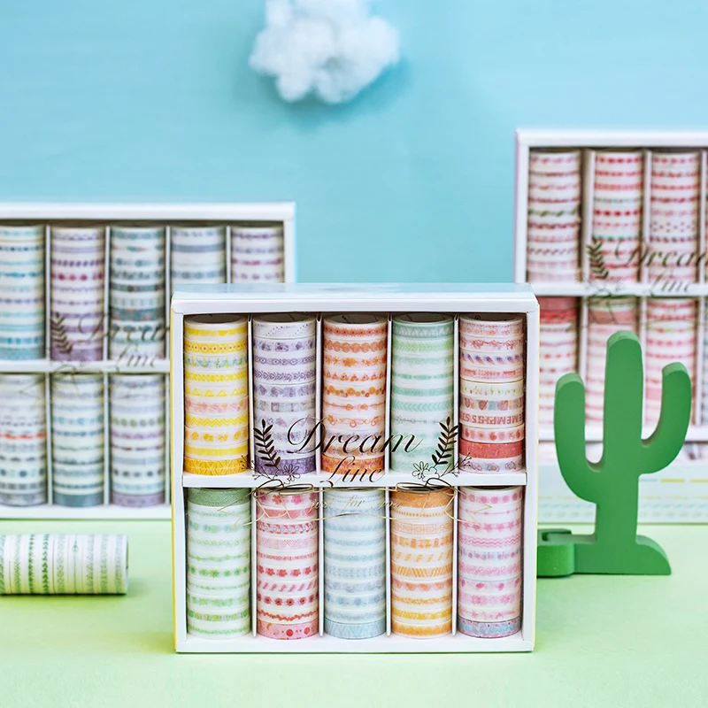 100 шт./компл. серия Dream декоративная Васи лента японские бумажные стикеры