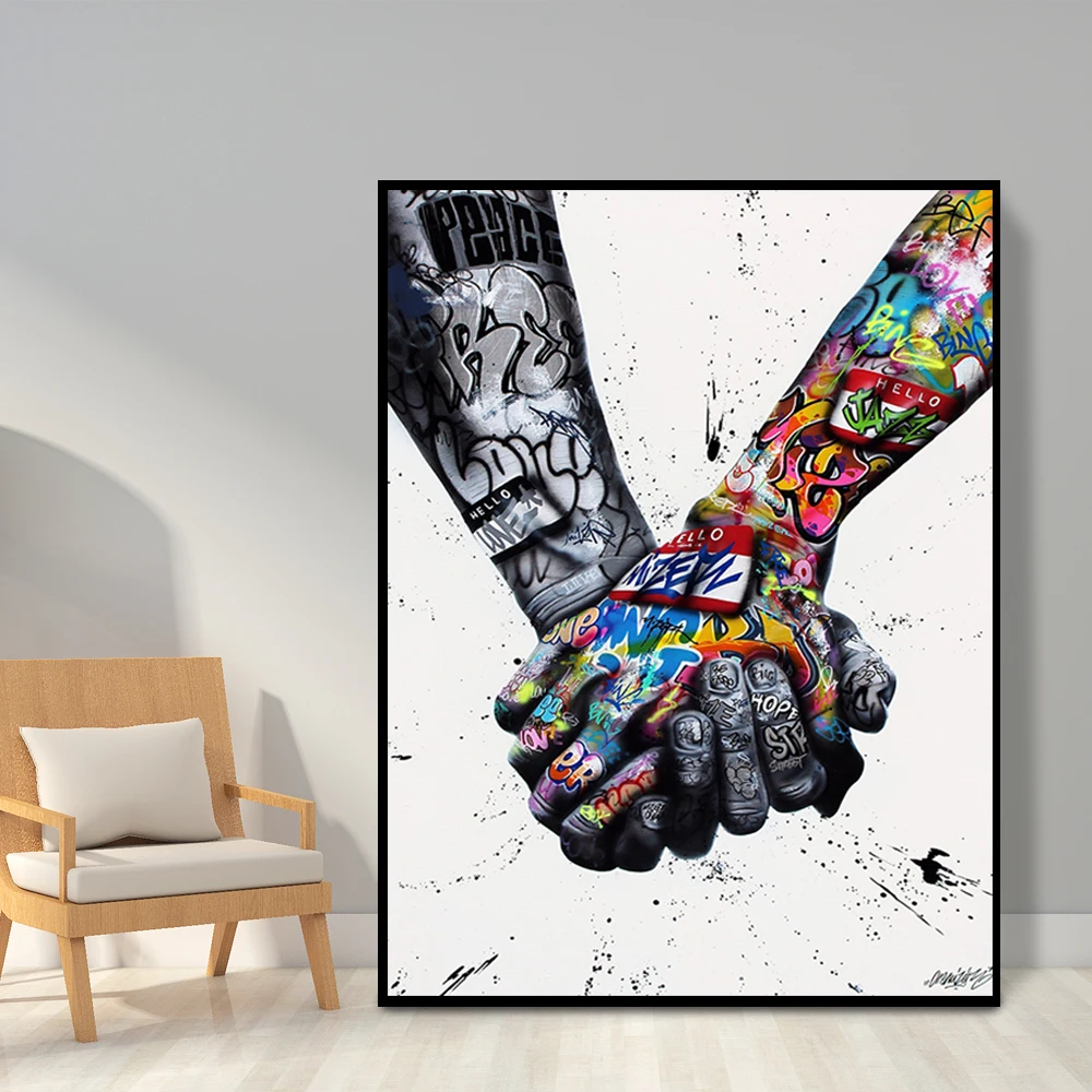 

Abstract African Girl Wall Art Canvas Paintings Graffiti Art Posters And Prints Black Women Pictures For Living Room Wall Decor