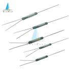 5 шт. геркон 3 pin 2.5X14MM магнитный переключатель обычно открытым и нормально закрытый преобразования 2,5*14 мм