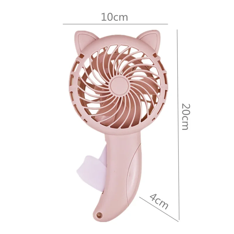 

New Handheld Fan Household No Battery Mini Fan Portable Electric Fan Usb Pocket Fans Coloured Fans Cooling Random Color