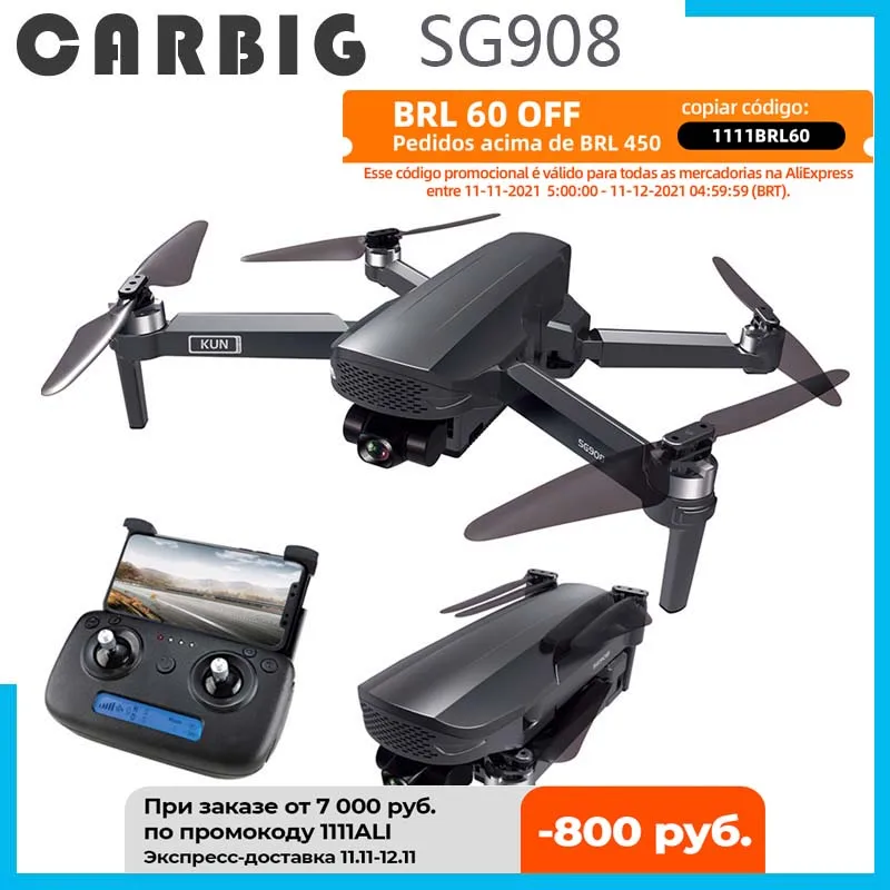 

Квадрокоптер SG908 складной, 3-осевой, 4K камера, 5G, Wi-Fi, GPS, FPV, 50X, расстояние 2021 км, vs SG906pro, 1,2