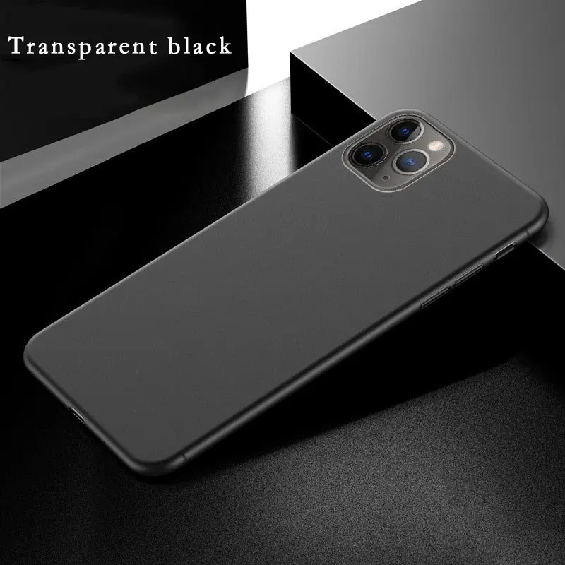 Чехол для iPhone 11 Pro Max 0 3 мм ультра тонкий PP Coque Fundas Xr Xs защитный чехол на заднюю