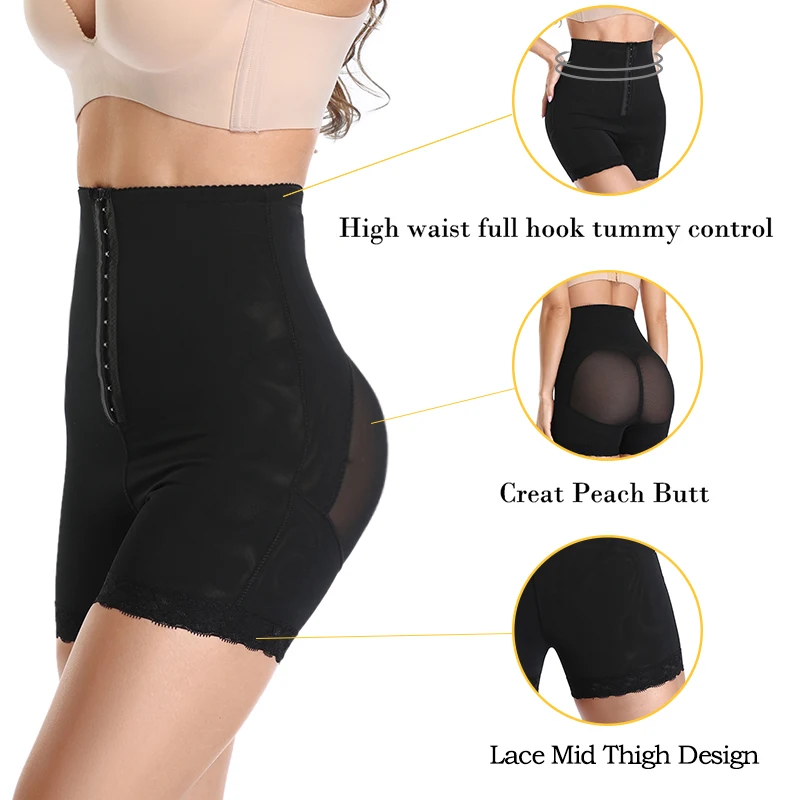 Women's Control Panties Waist Trainer Butt Lifter Tummy Control Underwear Wedding Corset Body Shapers Breathable Sheath Shorts