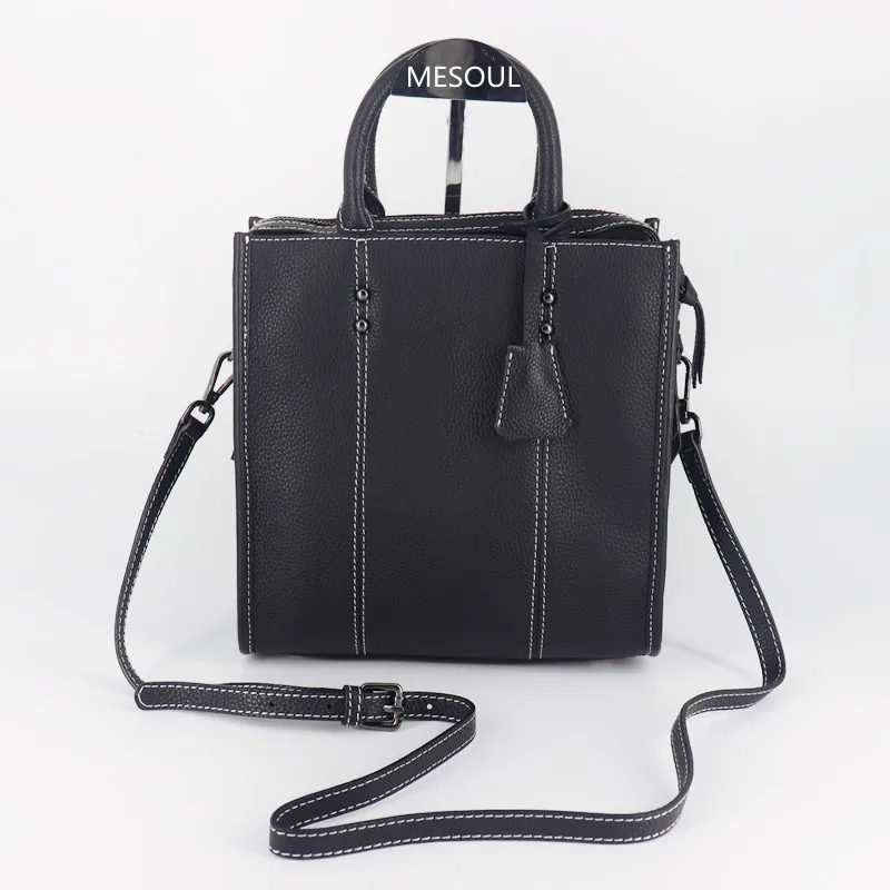 Top-Handle Bags Genuine Leather Women Handbags Fashion High Quality Shoulder Crossbody Bags For Women 2021New Female Hand Bag