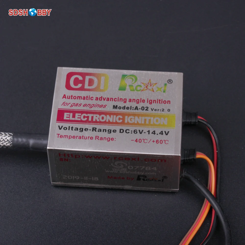 Rcexl одноцилиндровый Зажигание CDI для ME8 1/4-32 120 градусов (A-02 6-14 4 В 622a)