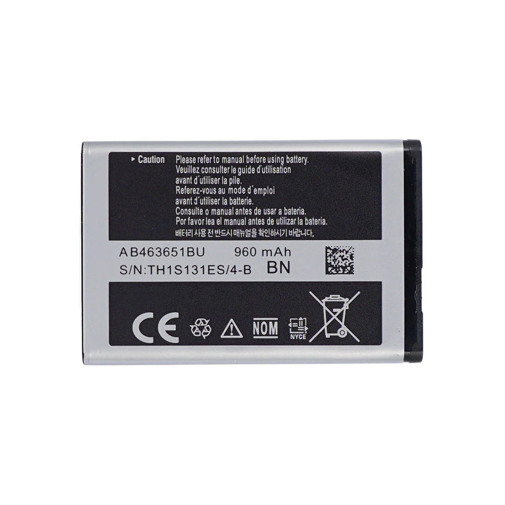 Ооз оригинальный аккумулятор AB463651BU для Samsung W559 S5620I S5630C S5560C C3370 C3200 C3518 J808 F339 S5296 C3322