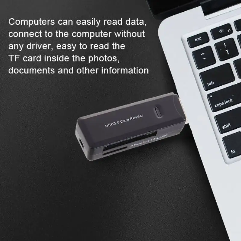 Mini USB 3.0 High Speed Card Reader Class10 Support Micro SD TF MMC SDXC with LED Indicator Memory Readers | Компьютеры и офис