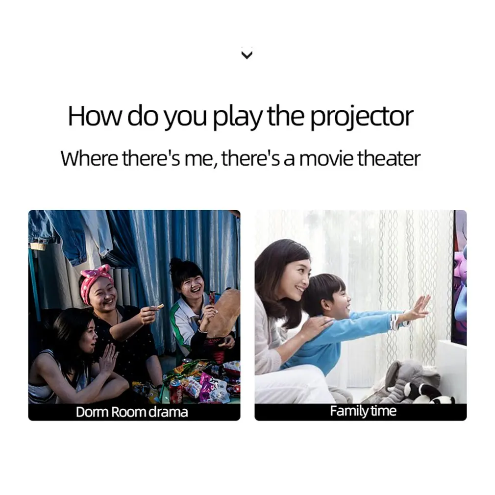 

1080P 4K 7000LM LED Mini Projectors Full HD Movie Home Theater Theaters Portable Practical Projector