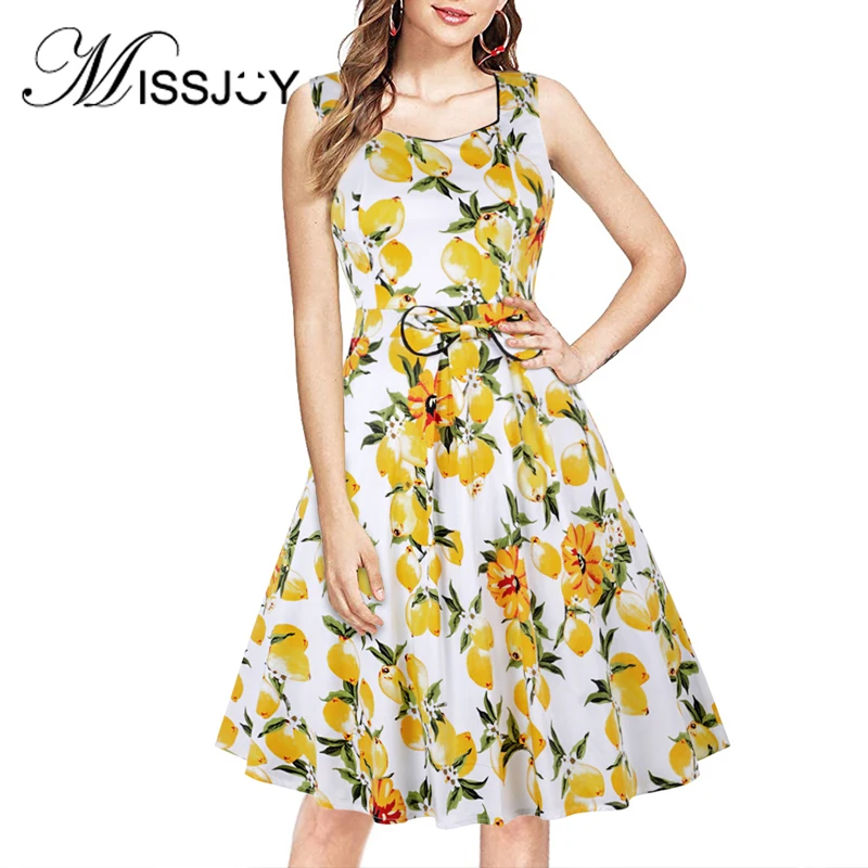 MISSJOY Лето 2019 вечерние женские платья с бантом лимон а силуэт без рукавов