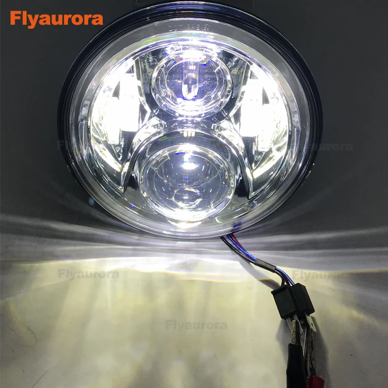 Flyaurora Car/заездов аксессуары 7 &quotфара мотоцикла дюймов светодиодные фары для Honda