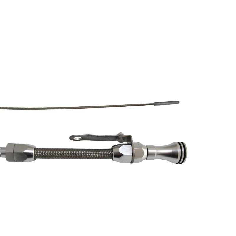 Для Chevy SB 265 283 327 350 383 400 SBC нержавеющая оплетка межсетевой экран гибкий щуп датчик