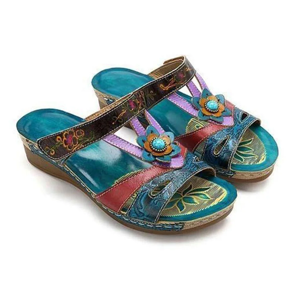 

Women Bohemian Traditional Low Heels Sandals