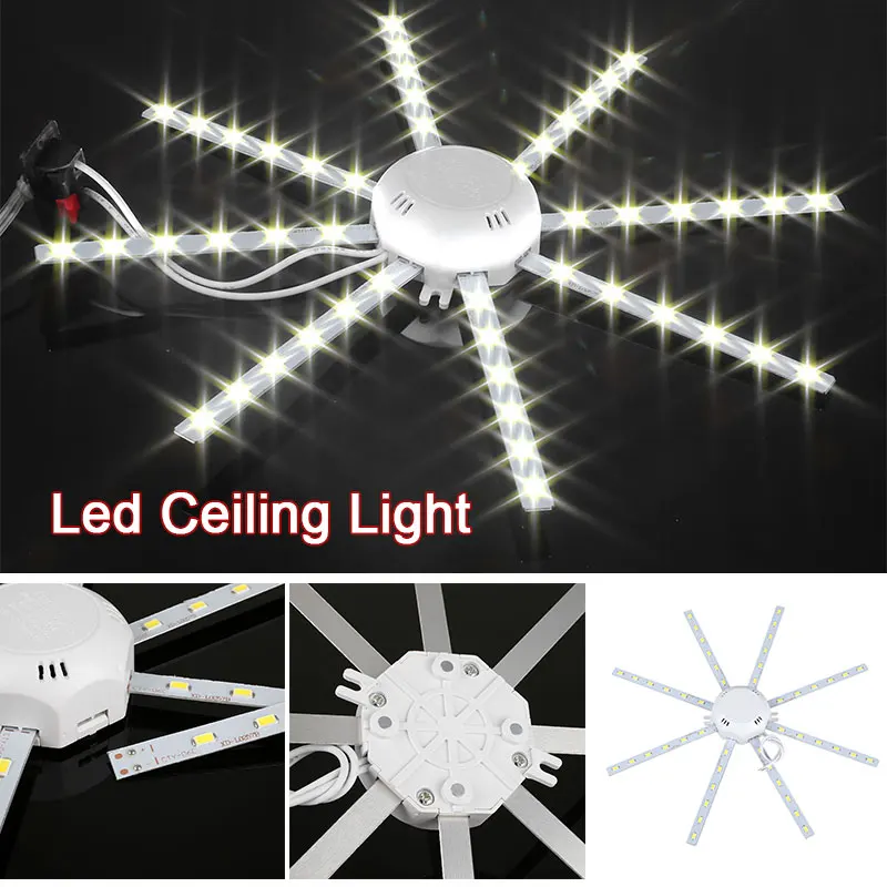 24 Вт потолочная панель световая лампа в спальне форме осьминога практичные огни