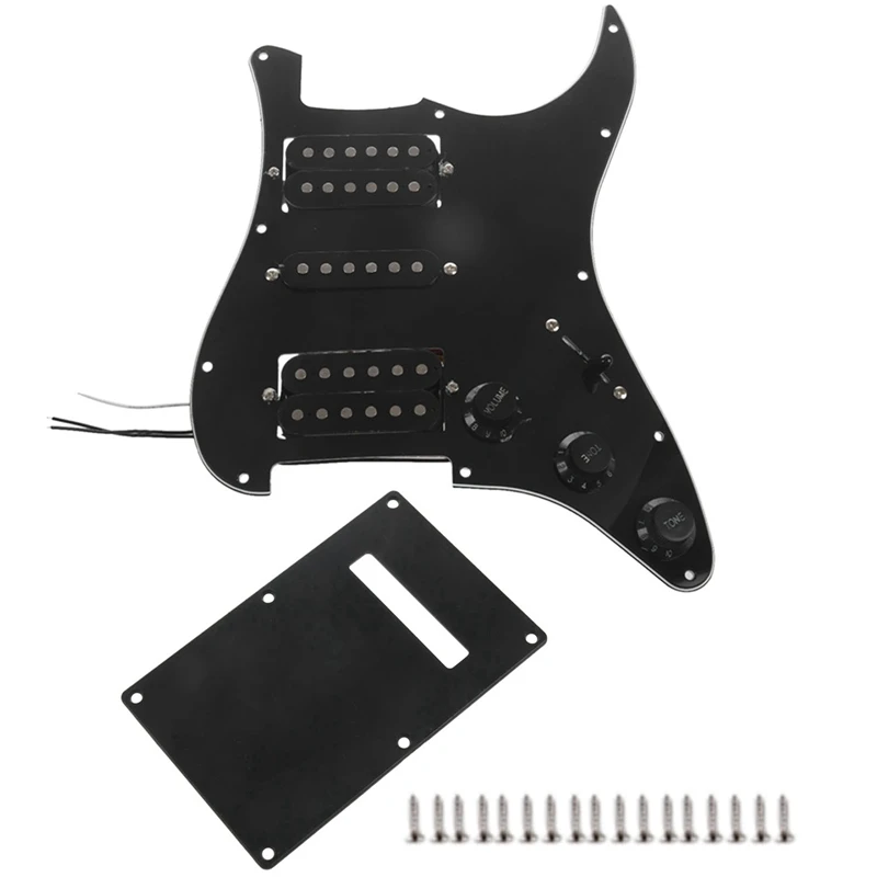 

Black Wired Plate Pickguard Humbuckers for Hsh Guitar