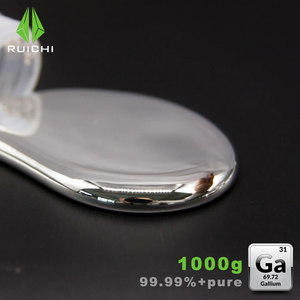 

Gallium metal 1000 Grams 99.99% Pure Gallium metal Element 31 Free Shipping