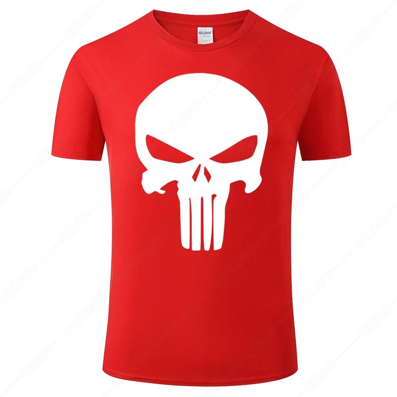 Футболка мужская/женская с принтом черепа