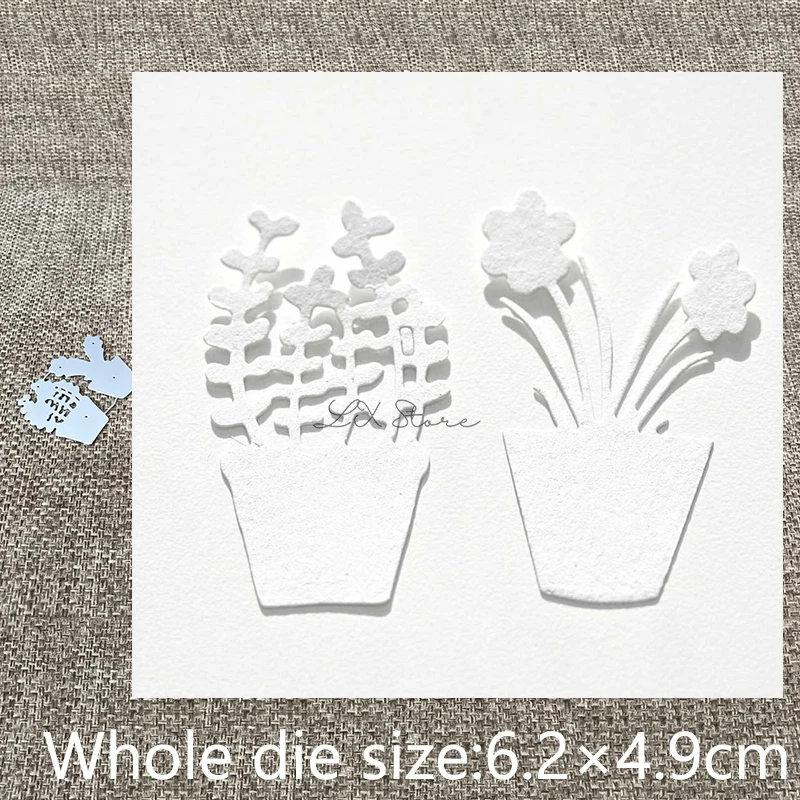 

XLDesign Craft Metal Cutting Dies stencil mold Potted plants decoration scrapbook Album Paper Card Craft Embossing die cuts