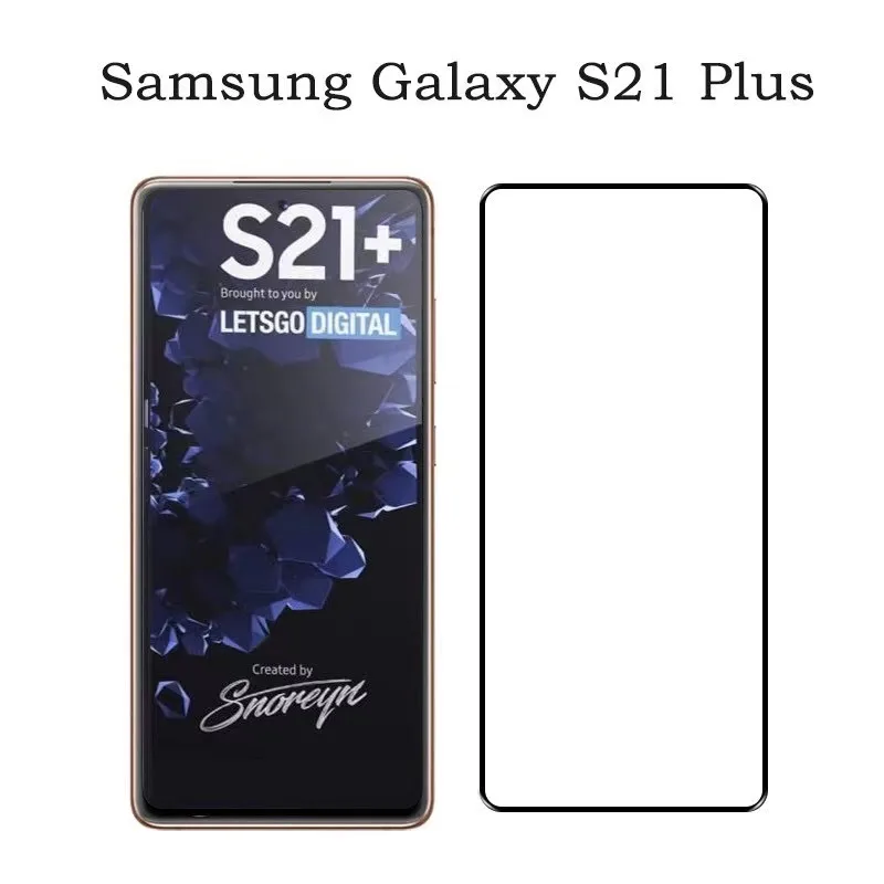 Protective Glass For Samsung Galaxy S21 Plus S21Plus 5G Tempered shell Accessories Smartphones on galaxy s21 s 21 Glass Film 9H