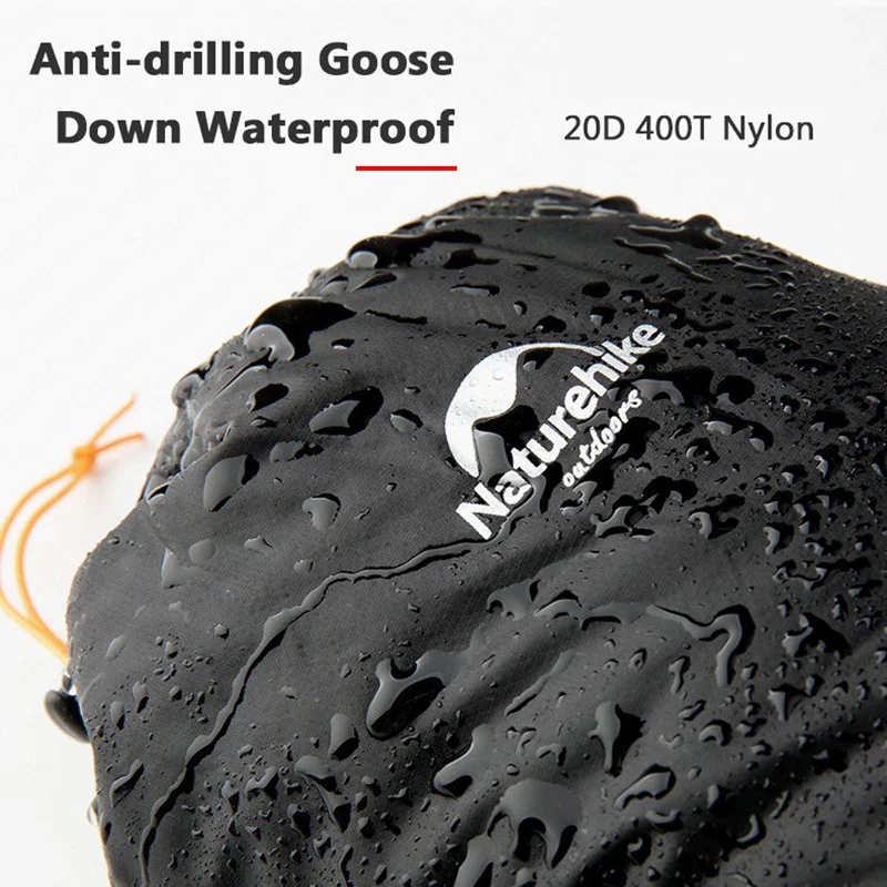 

Naturehike 90% White Goose 700FP Down Shoe Covers Camping Indoor Unisex Winter Warm Feet Cover Waterproof Windproof ForKeep Warm