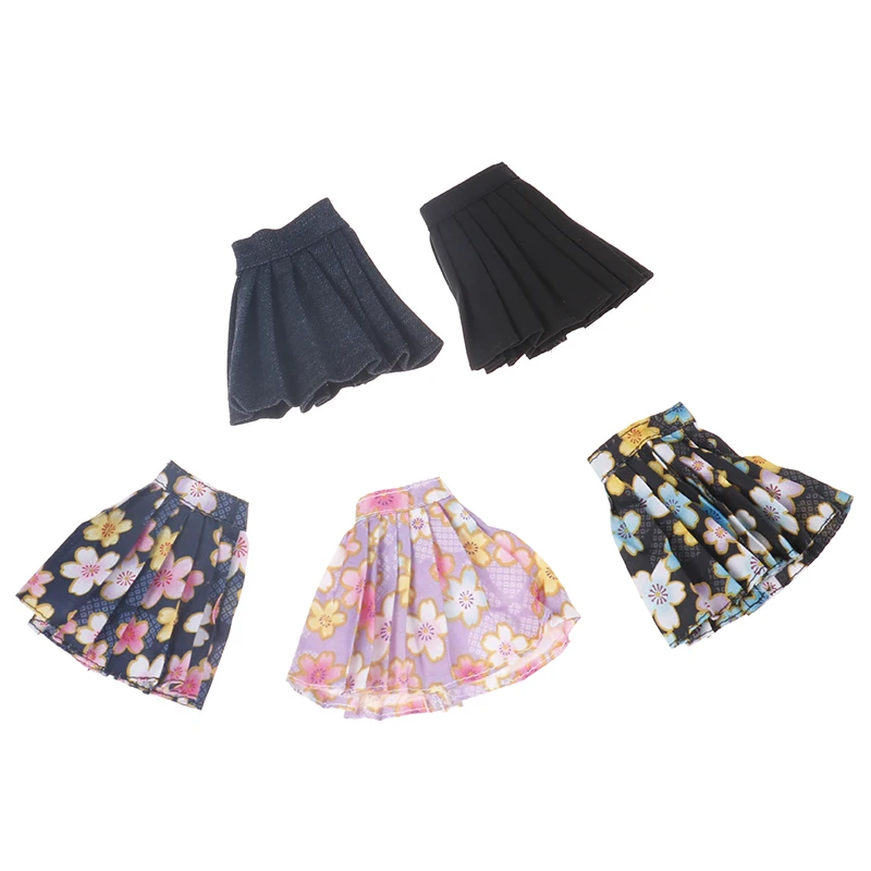 1 шт. модная плиссированная мини-юбка ручной работы Одежда для кукол юбки рубашка