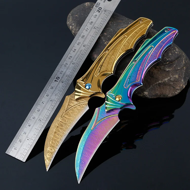 

Складной нож высокой твердости, Тактический Многофункциональный походный мини-нож для выживания, портативный