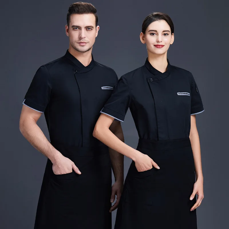 Униформа шеф повара для мужчин и женщин дышащая сетчатая форма с коротким