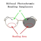 Бифокальные фотохромные солнцезащитные очки для пресбиопии для женщин и мужчин, очки для чтения, лупа, очки для дальнозоркости, дальнозоркости, N5