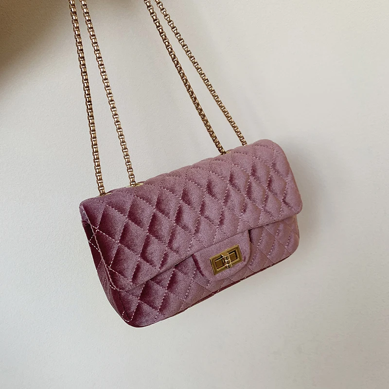 

2021 High-quality large-capacity bag autumn and winter new fashion women's designer frosted messenger bagFemale Chain Handbags