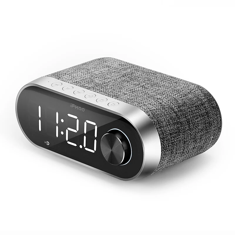 IF-Q5 беспроводной Bluetooth динамик двойной динамик HIFI объемный звуковой сабвуфер автомобильный мини-аудиодинамик домашний большой объем радио - Цвет: Серый