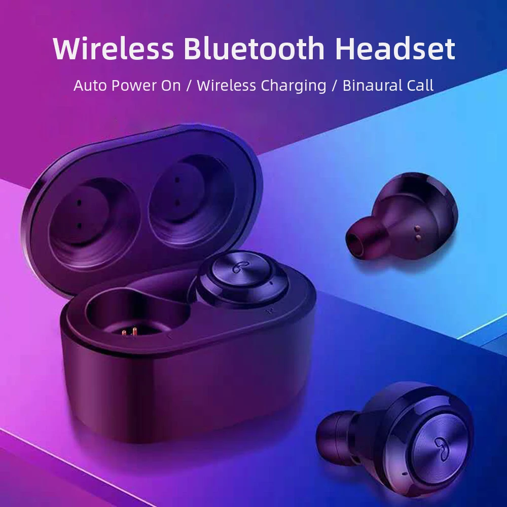 TWS-наушники с поддержкой Bluetooth 5 0 беспроводная мини-гарнитура маленькая
