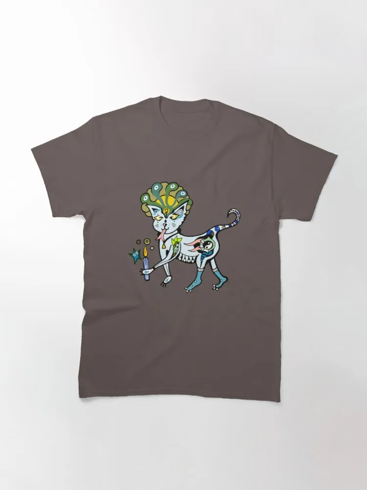 Tops T Shirt Women Magick Cat Classic T-Shirt