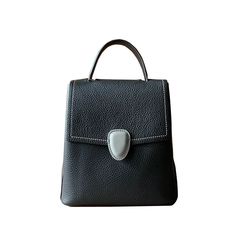 

Новый дорожный рюкзак из воловьей кожи с головным слоем, модная женская сумка