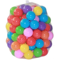 100pcsbag fun colorful soft swim pool ocean ball tent ball plastic toys balls baby kids holiday playground games soft balls toy