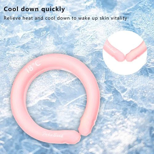 

Neck Cooling Ring Ice Cushion Tube Heatstroke Prevention Summer Outdoor Cooling Tube Chill Cycling Running Japan Free Shipping