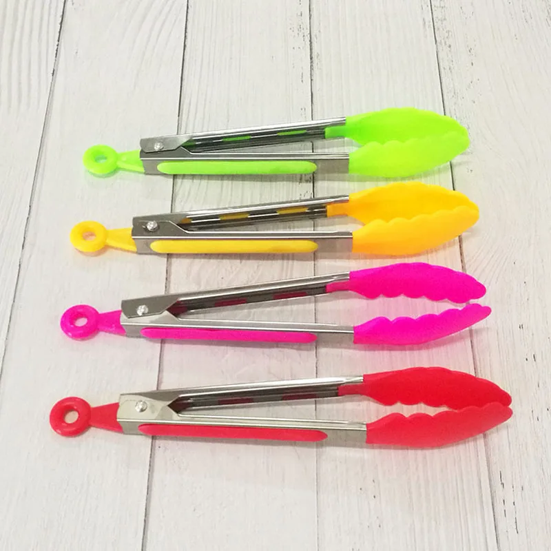 3 шт. Нержавеющая сталь Кухня щипцы для барбекю зажим Еда пицца хлеб десерт
