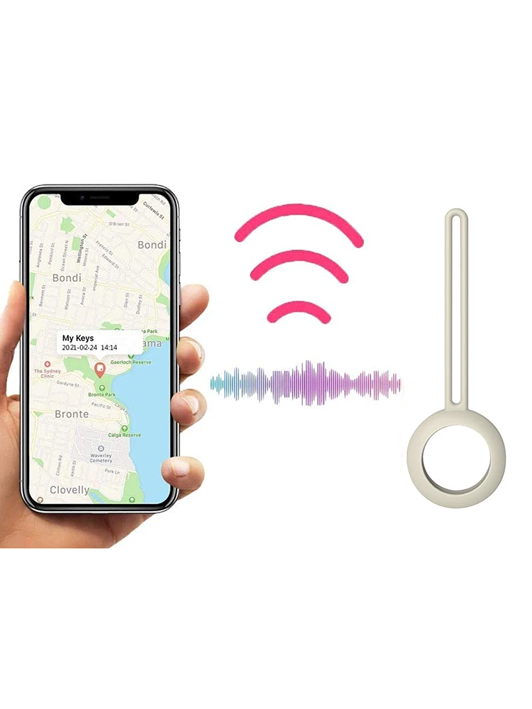 

For Airtags accessories soft silicon Protective Skin Cover For Apple Airtag Case Bluetooth Wireless Tracker Protector Shell