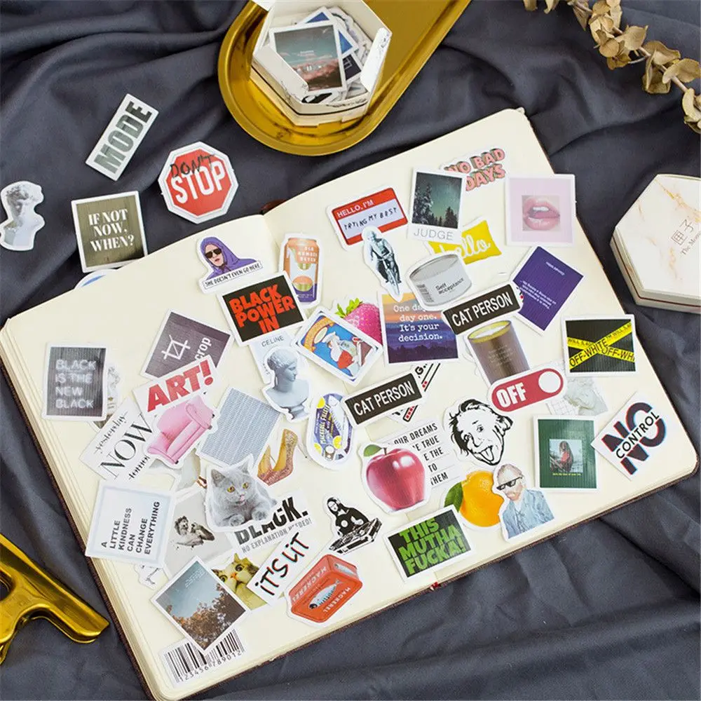 100 шт. стикеры серия &quotМомент&quot милые канцелярские товары аксессуары для