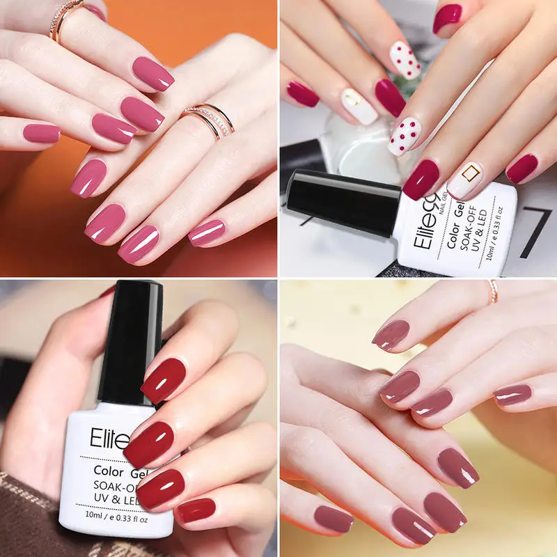 Elite99 6 шт./лот 10 мл чистая серия Гель лак для ногтей набор Vernis Полупостоянный