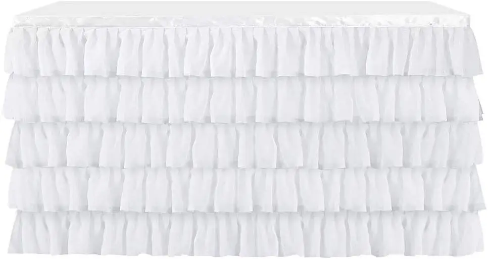 Юбка для стола Скатерти прямоугольник или круглого тюль ing свадьбы дня рождения