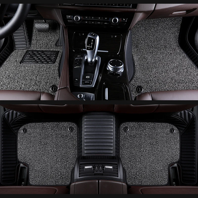 

Custom car floor mats for Haval F7 H6 F5 H4 H7 H5 H8 H9 M6 H2S H6coupe H1 H2 H3 Double foot mats auto accessories
